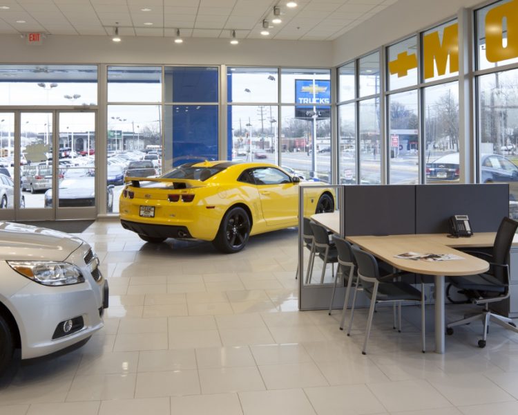 Mall Chevrolet Dealership Renovation The Bannett Group