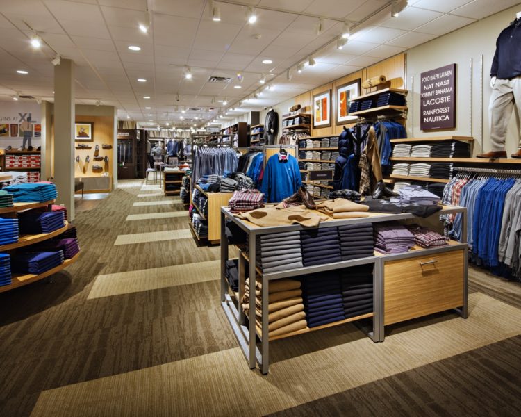 Retail Interior Fitout Destination XL Men's Apparel The Group