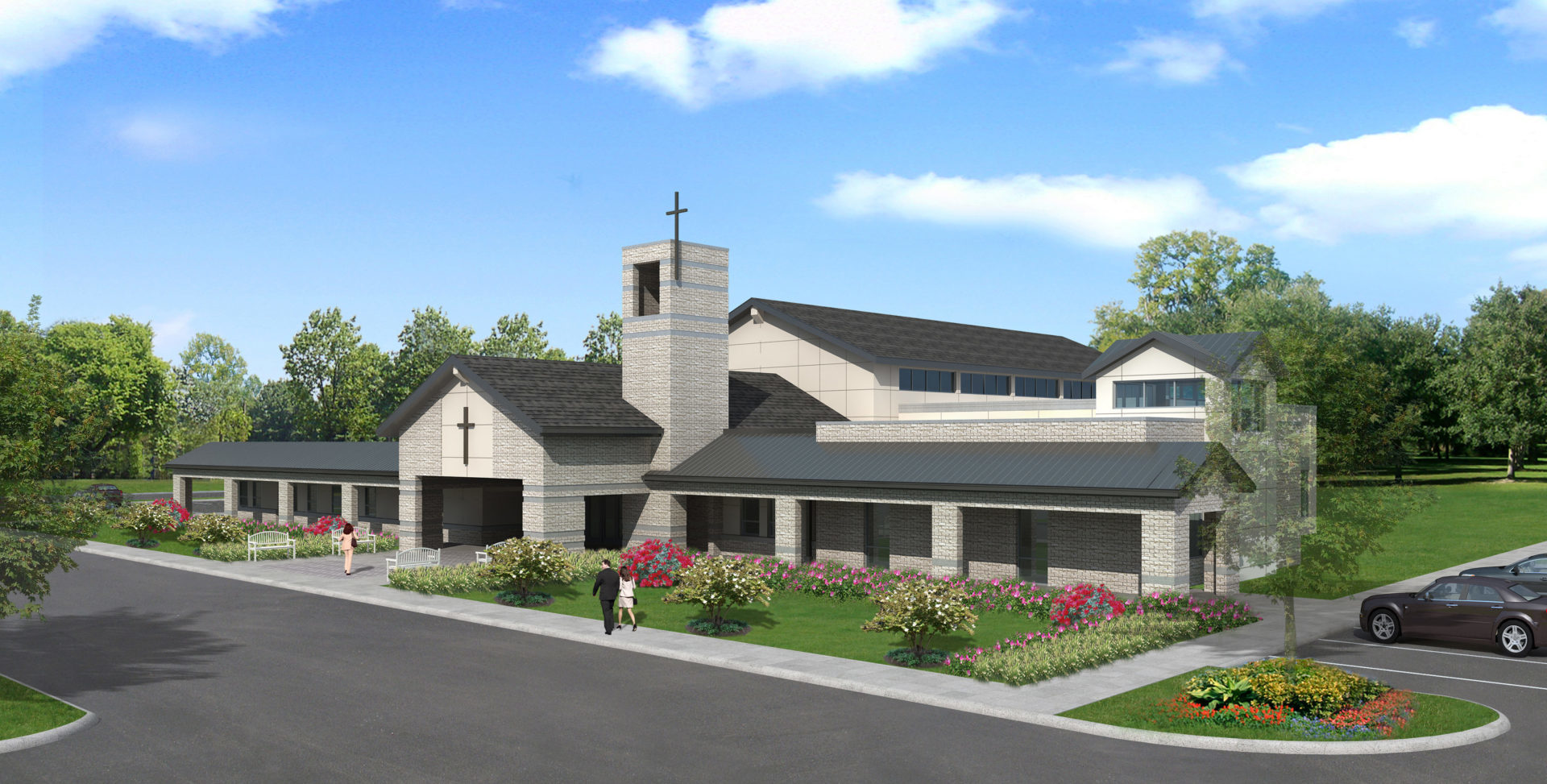 St. Vincent de Paul Parish Exterior The Group