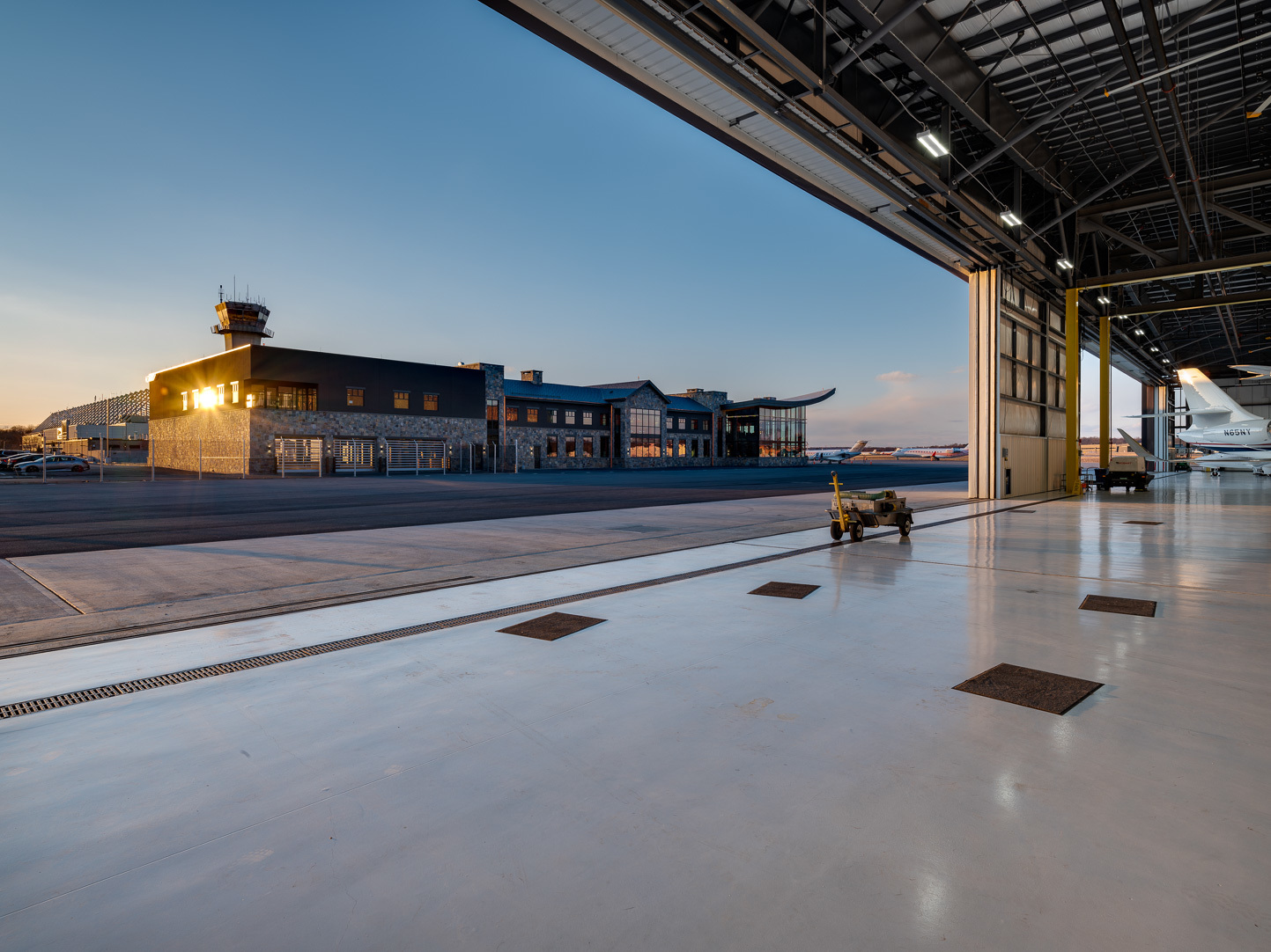 Million Air FBO airport construction White Plains, NY The Group