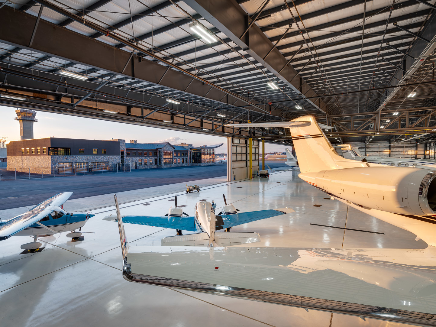 Million Air FBO airport construction White Plains, NY The Group