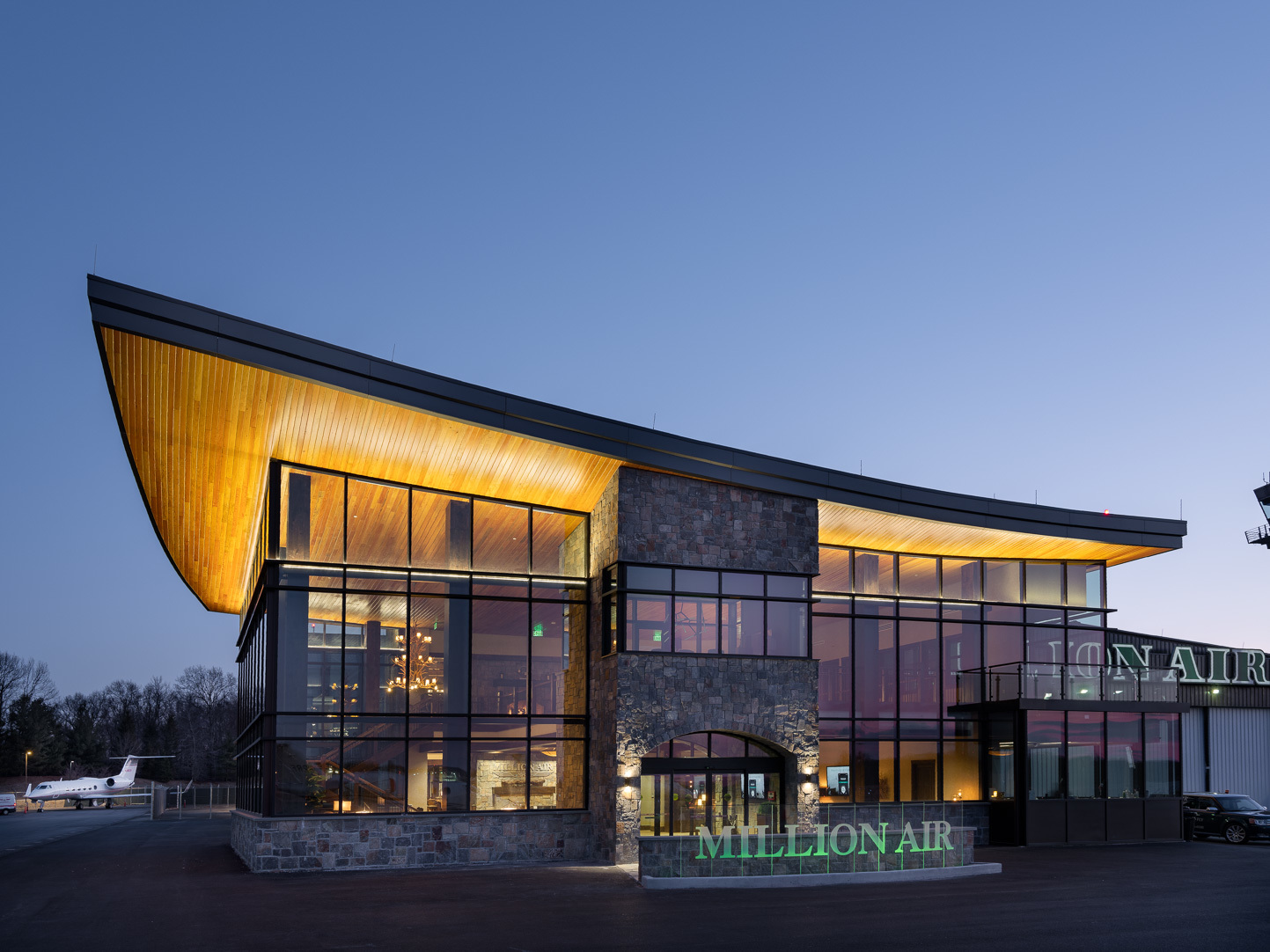 Million Air FBO airport construction White Plains, NY The Group