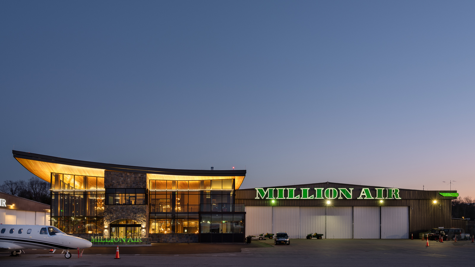 Million Air FBO airport construction White Plains, NY The Group
