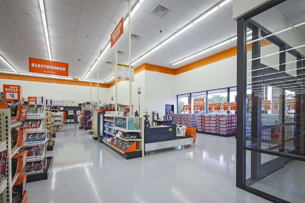 Big Lots retail store fit out interior Lumberton, NJ - The Bannett Group