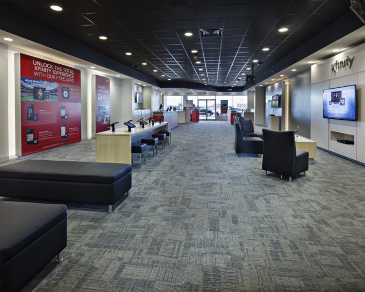Xfinity Retail Store Interior Construction The Group